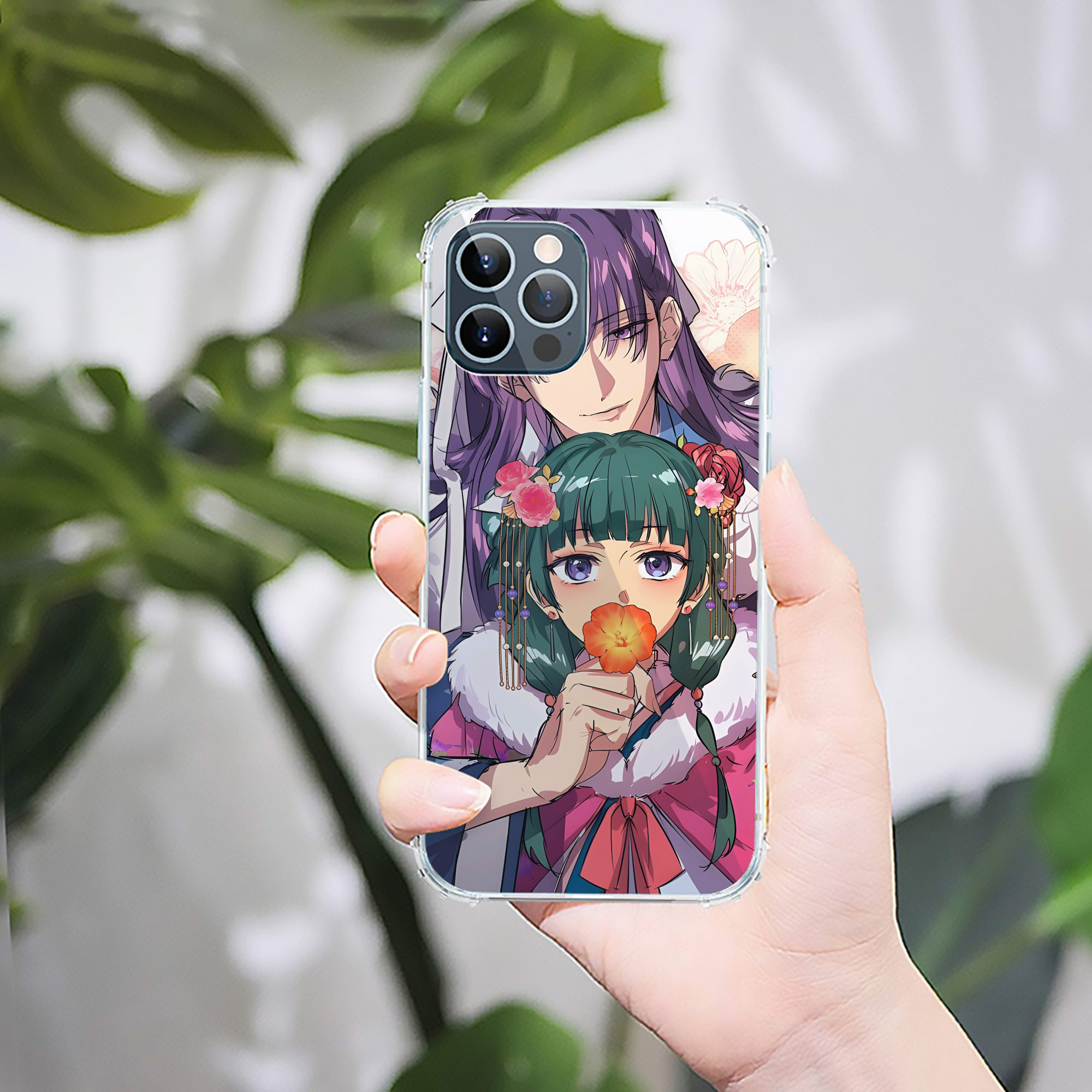 （画像用） 薬屋のひとりごと The Apothecary Diaries 【iPhone 12シリーズ対応】透明スマホケース（クリアソフトケース）